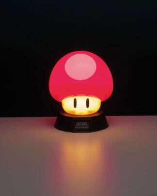 Super Mario 3D Lampe Power-Up Pilz 10 cm