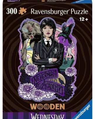 Wednesday WOODEN Holz-Puzzle Wednesday Addams (300 Teile)