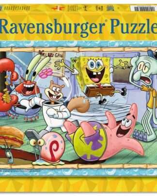 SpongeBob Schwammkopf Kinderpuzzle XXL Neue Abenteuer in Bikini Bottom (200 Teile)