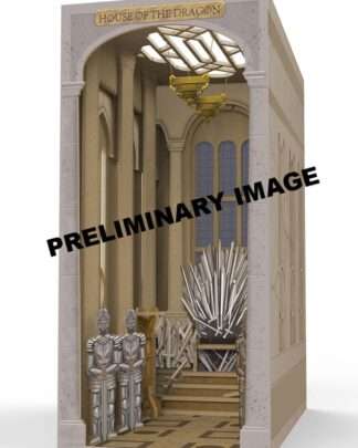 House of the Dragon Tiny Adventures Book Nook Mini-Diorama Iron Throne 23 cm
