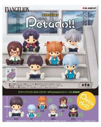 Neon Genesis Evangelion Petadoll Minifiguren Display (6)         - Beschädigte Verpackung