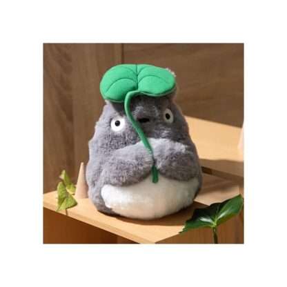 Mein Nachbar Totoro Nakayoshi Plüschfigur Big Totoro with leaf 21 cm – Bild 3