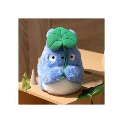 Mein Nachbar Totoro Nakayoshi Plüschfigur Medium Totoro with leaf 20 cm – Bild 3