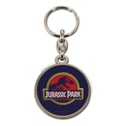 Jurassic Park Metall-Schlüsselanhänger Movie Logo 7 cm