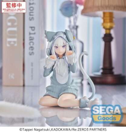 Re:Zero Starting Life in Another World Yumemirize PVC Statue Emilia Mofumofu Pack 11 cm – Bild 2