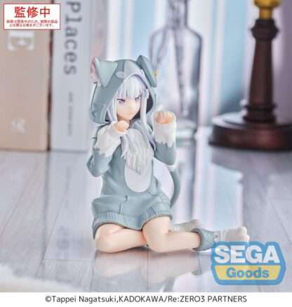 Re:Zero Starting Life in Another World Yumemirize PVC Statue Emilia Mofumofu Pack 11 cm – Bild 3
