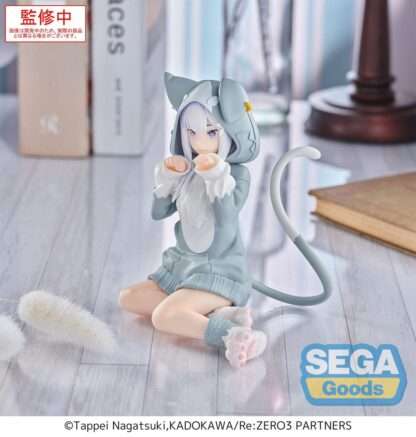 Re:Zero Starting Life in Another World Yumemirize PVC Statue Emilia Mofumofu Pack 11 cm – Bild 5