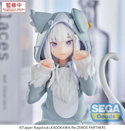 Re:Zero Starting Life in Another World Yumemirize PVC Statue Emilia Mofumofu Pack 11 cm – Bild 7