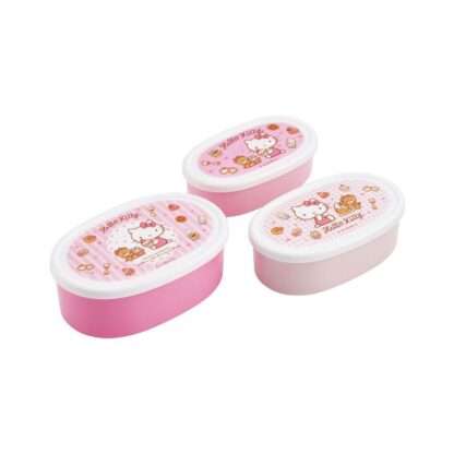 Hello Kitty Lunch Box 3 er Set Sweety pink