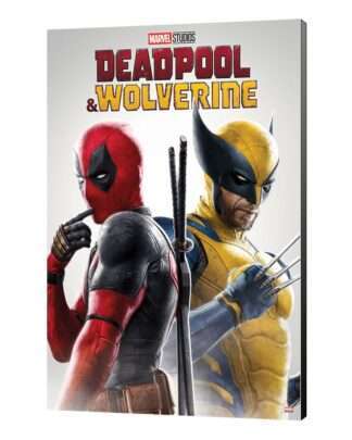 Marvel Holzdruck Deadpool & Wolverine 02 Best friends 35 x 50 cm
