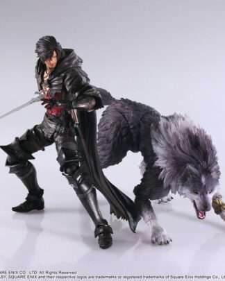 Final Fantasy XVI Bring Arts Actionfiguren Set Clive Rosfield & Torgal