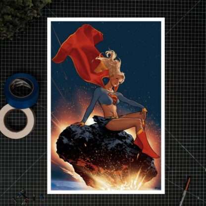 Supergirl and the Legion of Super-Heroes #23 (2006) Kunstdruck Supergirl 61 x 46 cm - ungerahmt – Bild 2