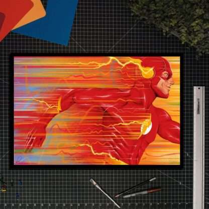 DC Comics Kunstdruck The Flash 61 x 41 cm - ungerahmt – Bild 2