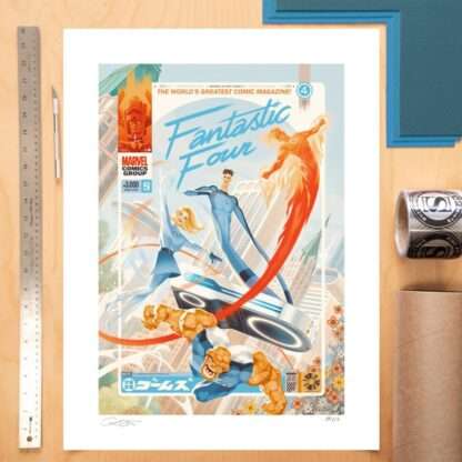 Marvel Fantastic Four #48 Kunstdruck Marvel's First Family: The Fantastic Four! 61 x 41 cm - ungerahmt – Bild 2