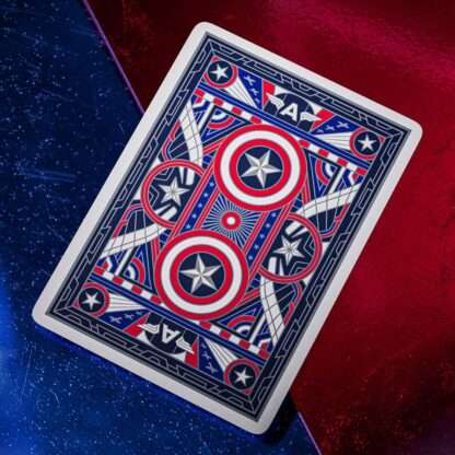 Captain America Spielkarten Patriotic Design – Bild 3