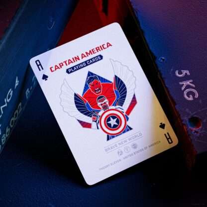 Captain America Spielkarten Patriotic Design – Bild 4
