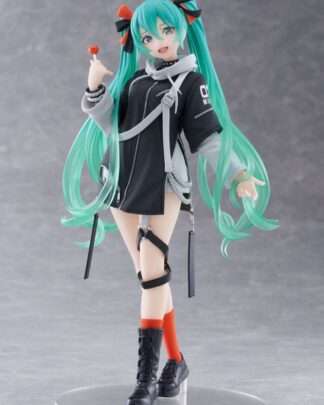 Hatsune Miku Wonderland PVC Statue Fashion Punk Ver. 18 cm