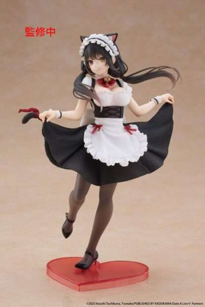 Date A Live V Coreful PVC Statue Kurumi Tokisaki Cat Ear Maid Ver. 18 cm – Bild 2