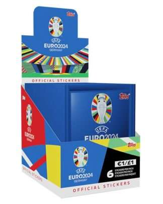 UEFA EURO 2024 Sticker Collection Display (100)
