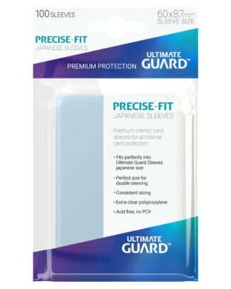 Ultimate Guard Precise-Fit Sleeves Japanische Größe Transparent (100)