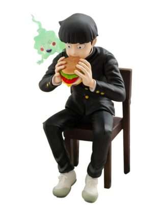 Mob Psycho 100 III x Bunbougu Cafe 2022 PVC Statue Shigeo Kageyama & Ekubo 13 cm