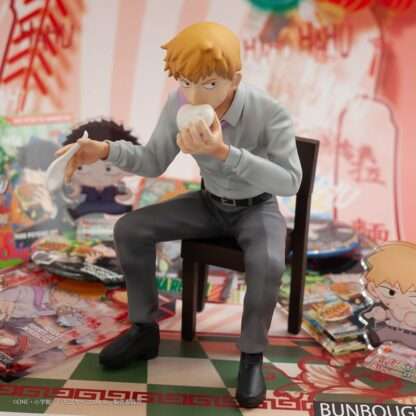Mob Psycho 100 III x Bunbougu Cafe 2022 PVC Statue Arataka Reigen 14 cm – Bild 10