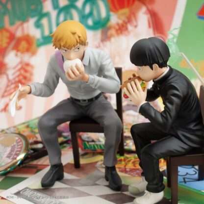 Mob Psycho 100 III x Bunbougu Cafe 2022 PVC Statue Arataka Reigen 14 cm – Bild 11