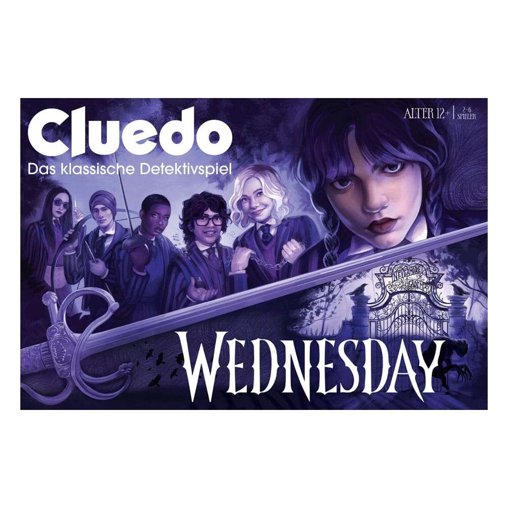 Wednesday Brettspiel Cluedo *Deutsche Version*