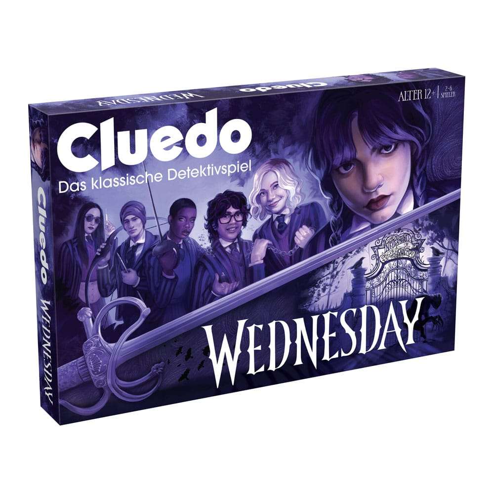 Wednesday Brettspiel Cluedo *Deutsche Version* – Bild 3