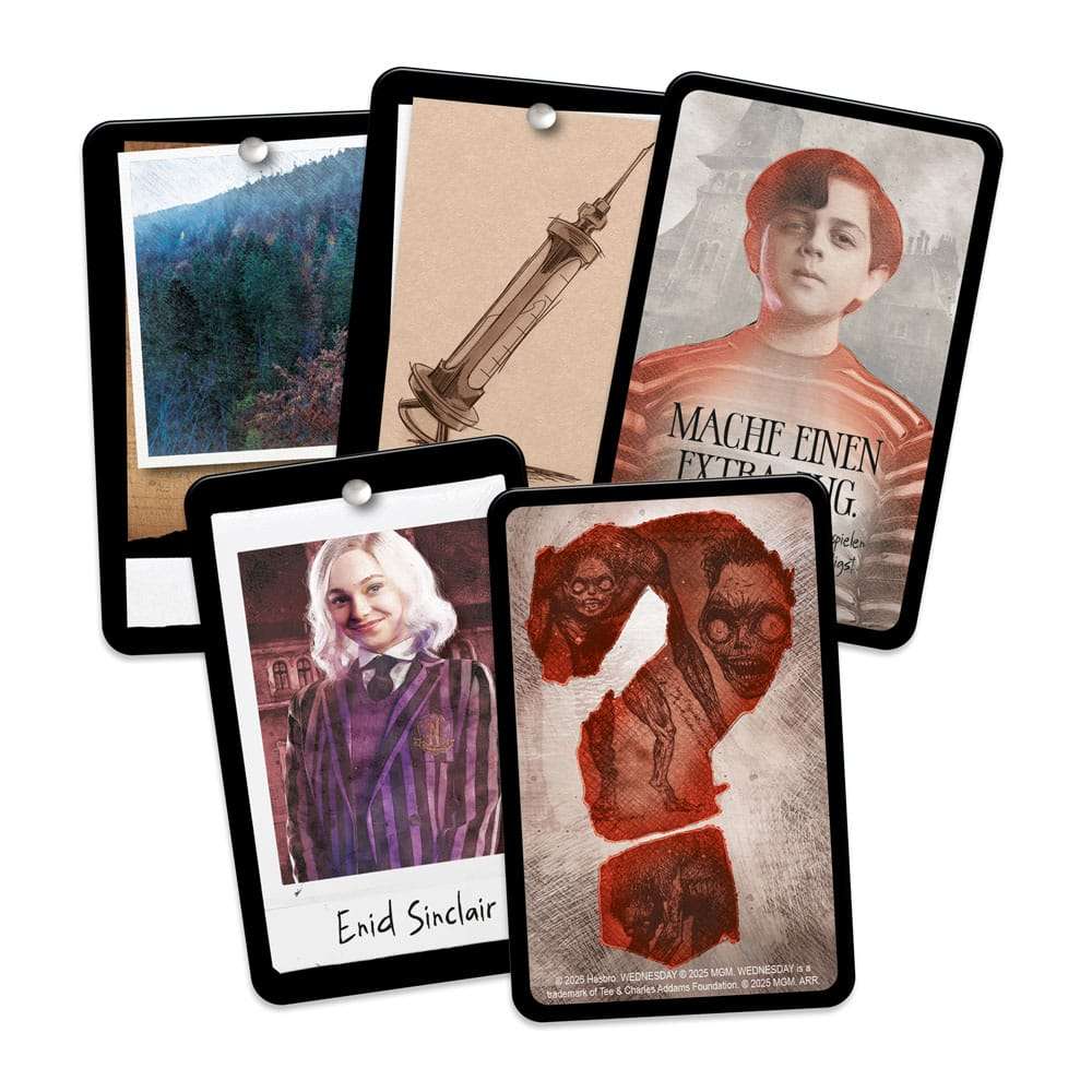 Wednesday Brettspiel Cluedo *Deutsche Version* – Bild 5