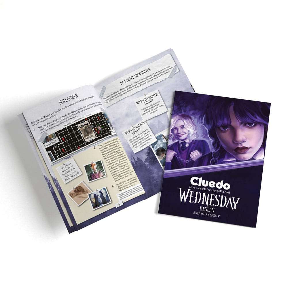 Wednesday Brettspiel Cluedo *Deutsche Version* – Bild 6