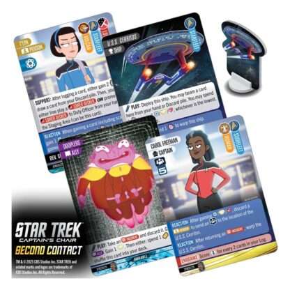 Star Trek: Captain's Chair Kartenspiel Second Contact *Englische Version* – Bild 2