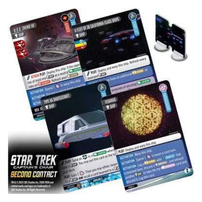 Star Trek: Captain's Chair Kartenspiel Second Contact *Englische Version* – Bild 3