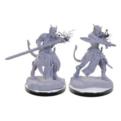 D&D Nolzur's Marvelous Miniatures Miniatur unbemalt Tiefling Warlocks