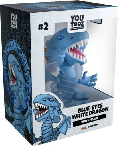 Yu-Gi-Oh! Vinyl Figur Blue Eyes White Dragon 10 cm – Bild 3