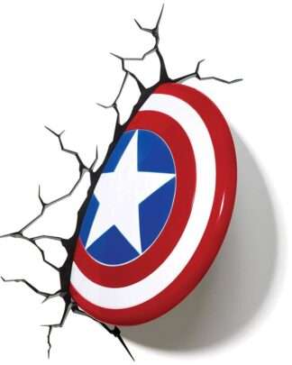 Marvel 3D LED Leuchte Captain America Shield