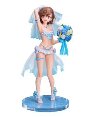 A Certain Scientific Railgun T PVC Statue 1/7 Mikoto Misaka Wedding Swimsuit Ver. 25 cm