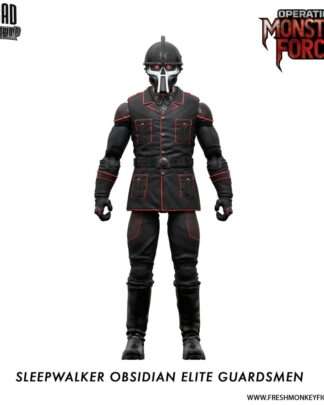Operation: Monster Force Actionfigur 1/12 Sleepwalker Obsidian Elite Guardsmen 15 cm