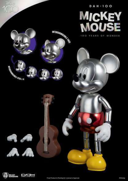 Disney 100 Years of Wonder Dynamic 8ction Heroes Actionfigur 1/9 Mickey Mouse 16 cm - Beschädigte Verpackung – Bild 8