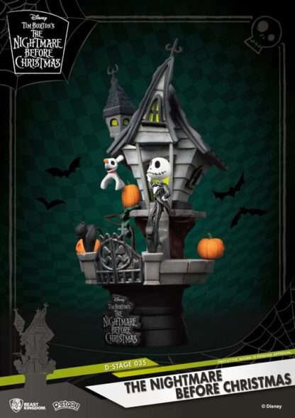 Nightmare before Christmas D-Stage PVC Diorama Jack's Haunted House 15 cm – Bild 2