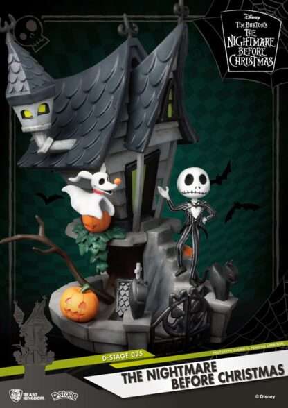Nightmare before Christmas D-Stage PVC Diorama Jack's Haunted House 15 cm – Bild 5