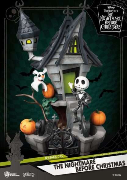 Nightmare before Christmas D-Stage PVC Diorama Jack's Haunted House 15 cm – Bild 7