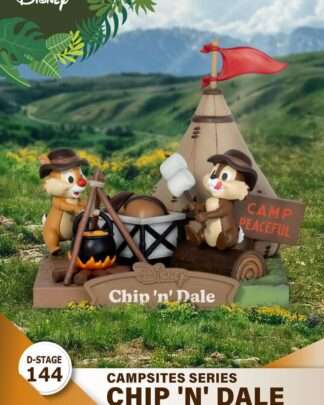 Disney D-Stage Campsite Series PVC Diorama Chip & Dale 10 cm