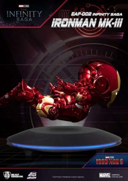 Iron Man 3 Egg Attack Schwebe-Modell Iron Man Mark III 16 cm - Beschädigte Verpackung – Bild 3