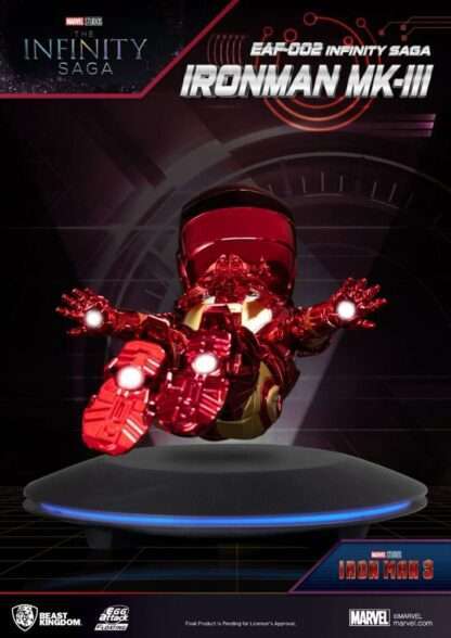 Iron Man 3 Egg Attack Schwebe-Modell Iron Man Mark III 16 cm - Beschädigte Verpackung – Bild 4