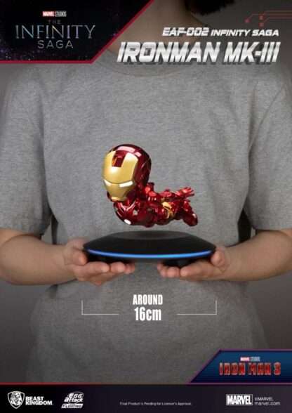Iron Man 3 Egg Attack Schwebe-Modell Iron Man Mark III 16 cm - Beschädigte Verpackung – Bild 7
