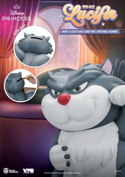 Cinderella Piggy Vinyl Spardose Lucifer 33 cm – Bild 15