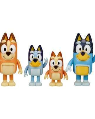Bluey Actionfiguren 4er-Pack