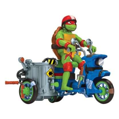 Teenage Mutant Ninja Turtles: Mutant Mayhem Action Figur Raphael & Scooter mit Seitenwagen 11 cm