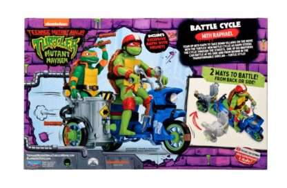 Teenage Mutant Ninja Turtles: Mutant Mayhem Action Figur Raphael & Scooter mit Seitenwagen 11 cm – Bild 3